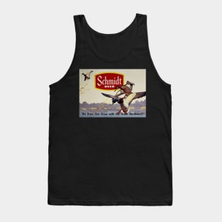 Schmidt Beer Duck Hunting Vintage Retro Tank Top